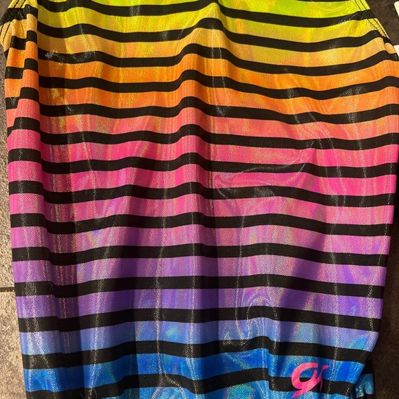 NWT Rainbow Fever gymnastics dance tumbling Workout Leotard E4301 - Picture 5 of 10